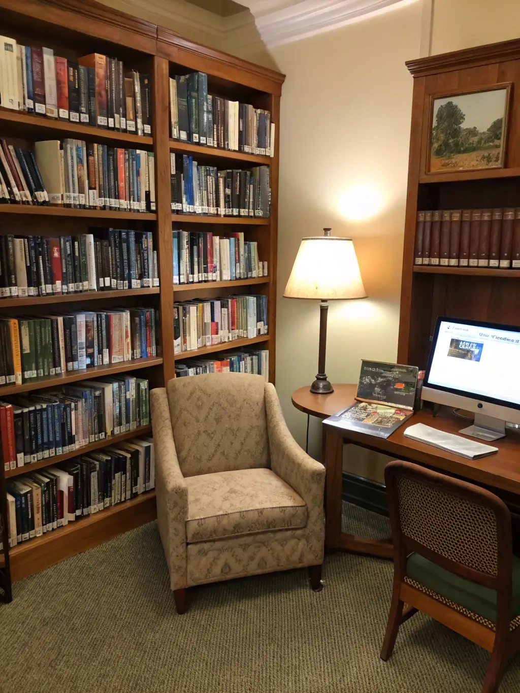 A stack of books and a magnifying glass, symbolizing a study guide, with topics related to IT and blue team roles, such as cybersecurity and network defense.