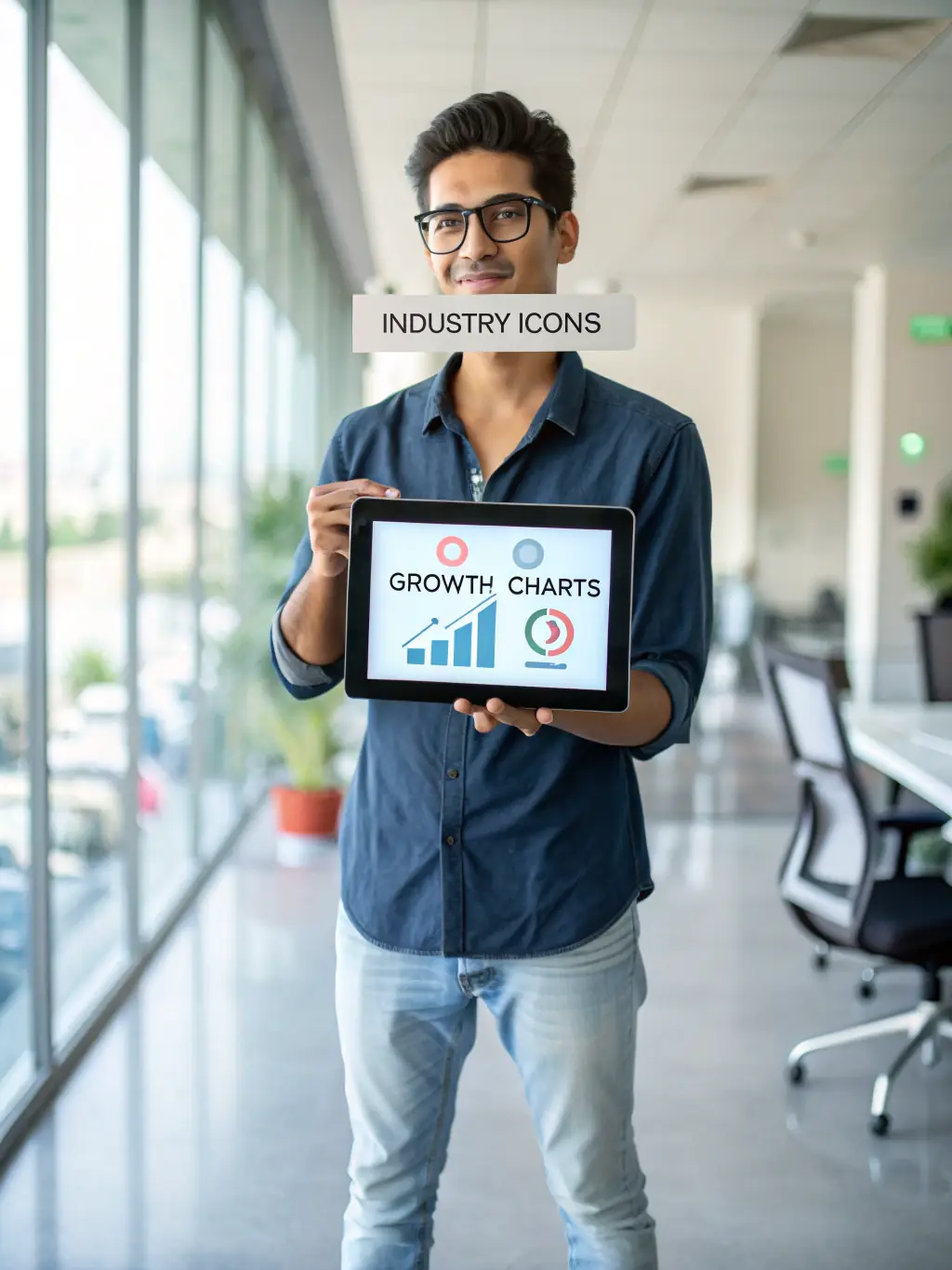 A person looking confidently at a career path roadmap, symbolizing clarity in career goals after a consultation.