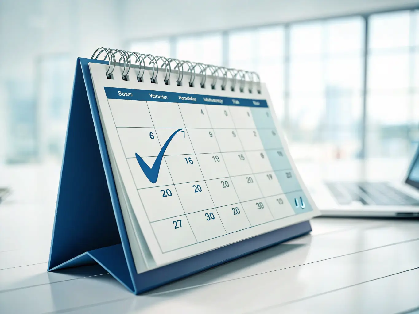 A calendar icon with an upward arrow, symbolizing extended consultation period and continued growth.