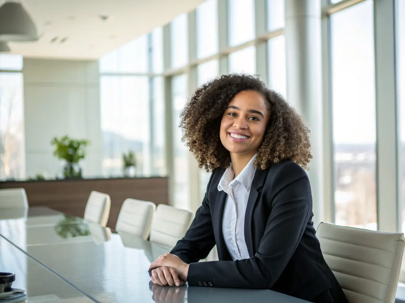 A candidate confidently participating in a mock interview, receiving constructive feedback from an experienced interviewer, illustrating the value of practice and preparation.